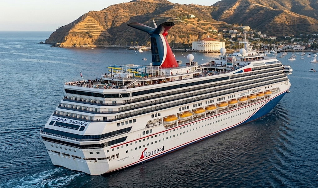 Carnival Radiance — exterior view