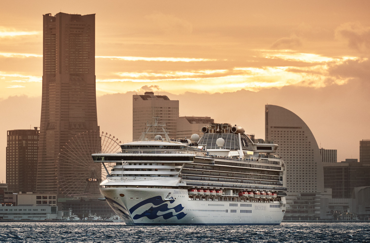 Diamond Princess — exterior view