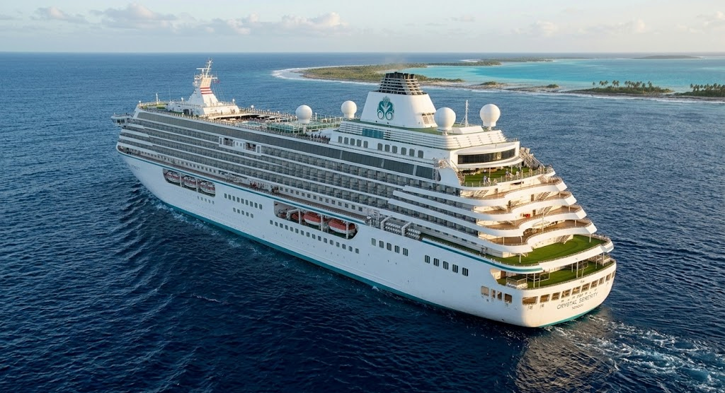 Crystal Serenity — exterior view