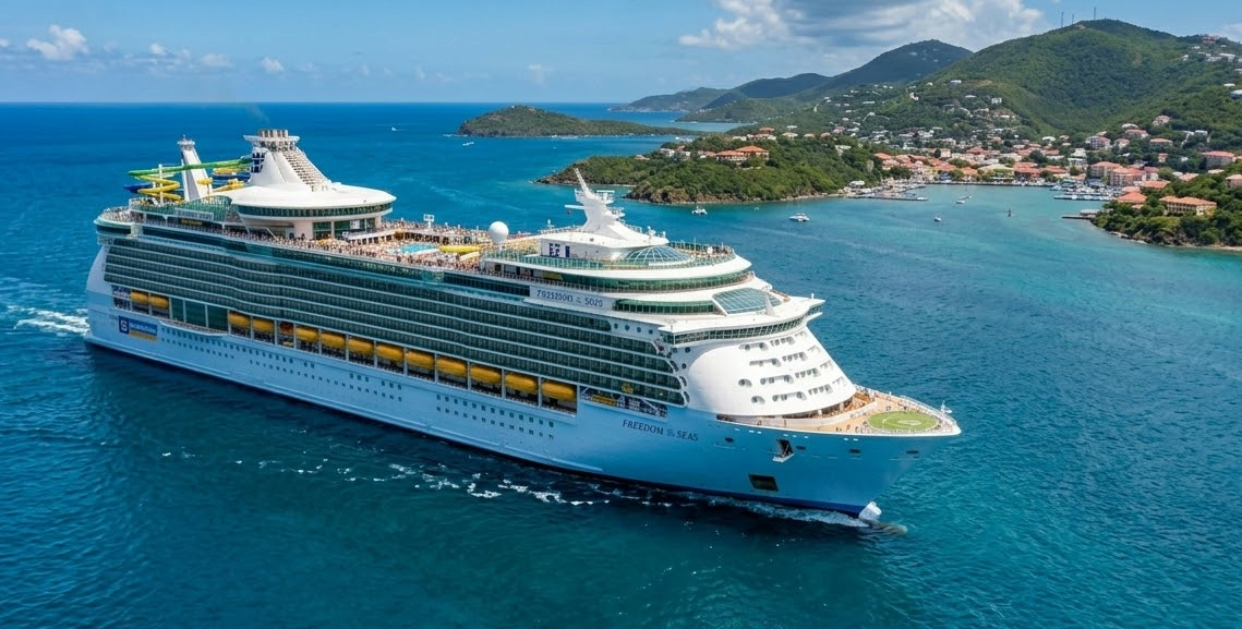 Freedom of the Seas — exterior view