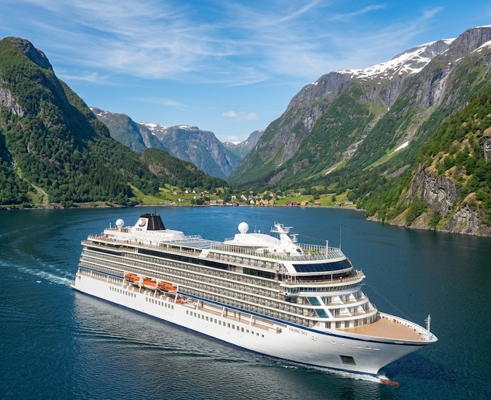 Viking Sky — exterior view