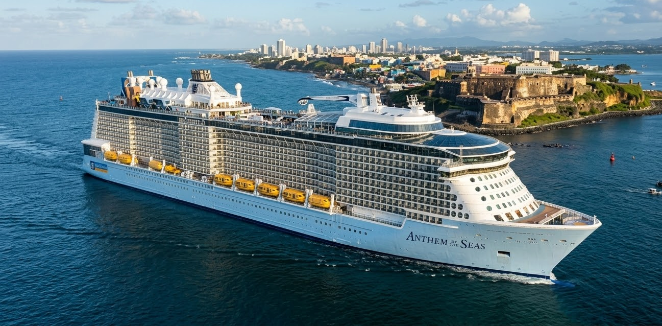 Anthem of the Seas — exterior view