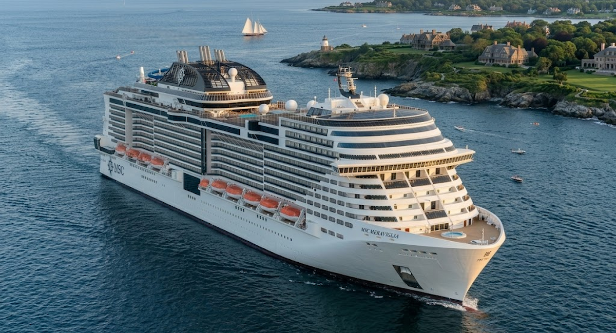 MSC Meraviglia — exterior view