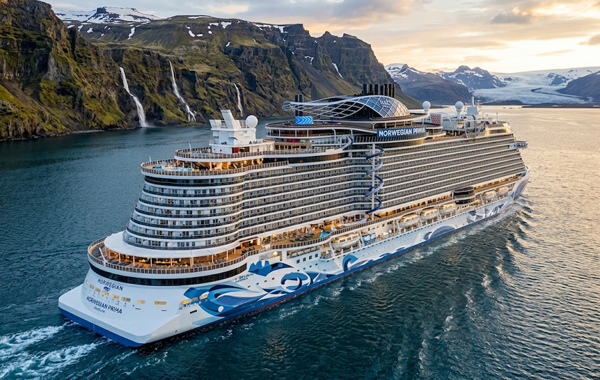 Norwegian Prima — exterior view