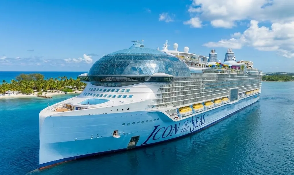 Icon of the Seas — exterior view