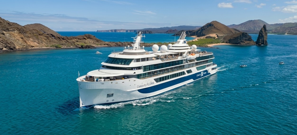 Celebrity Flora — exterior view